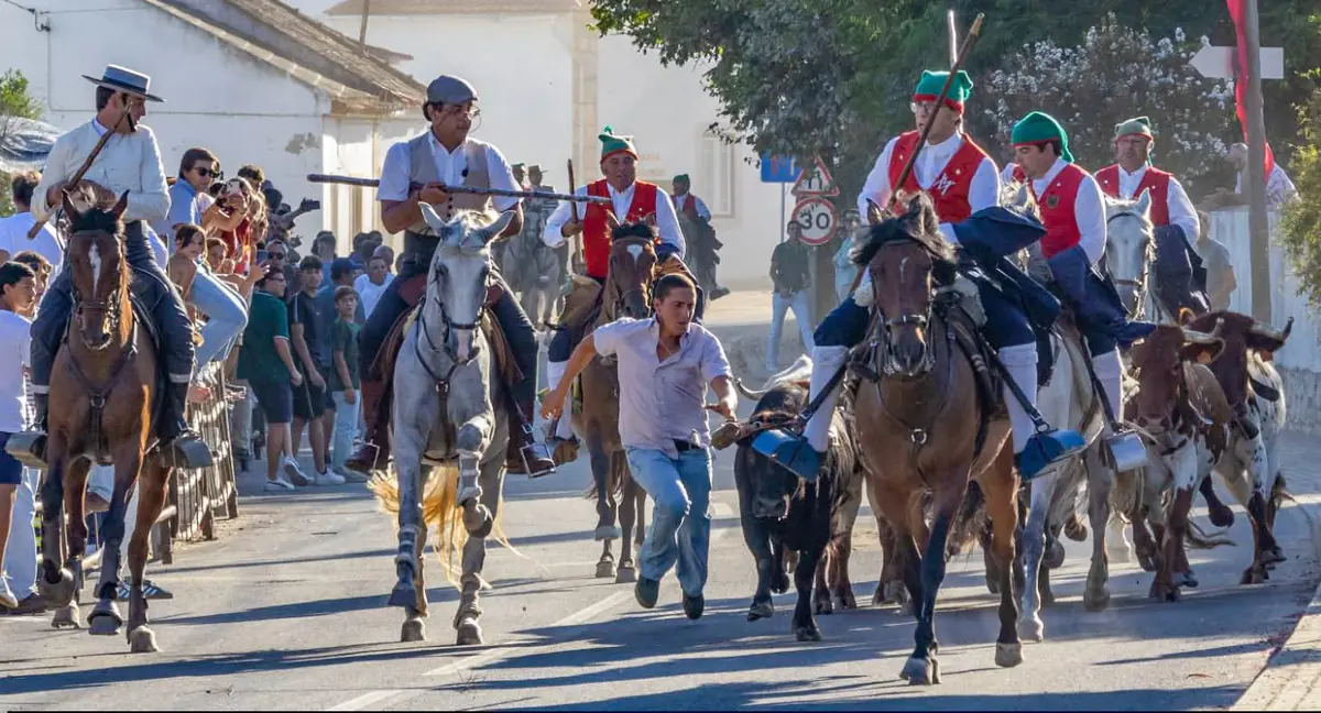 Momento de uma tradição equestre local